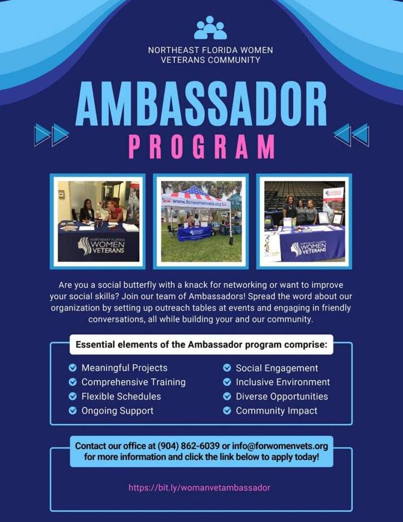 Become An Ambassador - Women Veterans Ignited